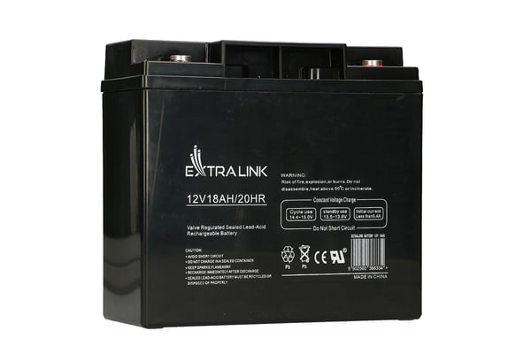 Extralink AKUMULATOR BATTERY ACCUMULATOR AGM 12V 18AH - Batterie - 18.000 mAh Blybatterier (VRLA) 13,5 V 18 At Extralink AKUMULATOR BATTERY ACCUMULATOR AGM 12V 18AH - Batterie - 18.000 mAh Blybatterier (VRLA) 13,5 V 18 At