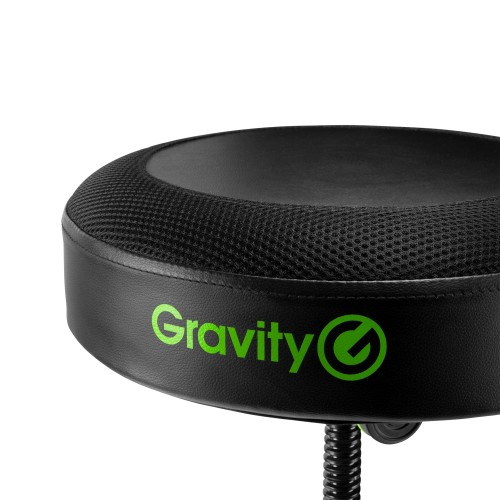 Miniatyrbillede 8 af 18: Gravity FD SEAT 1 Musikerstol Sort Polstret sæde