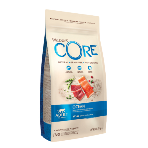 Wellness CORE 76344107156 kissojen kuivamuona 1,75 kg Aikuinen Lohi, Tonnikala