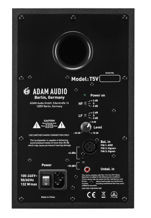 Miniatyrbillede 2 af 3: Adam Audio T5V Sort