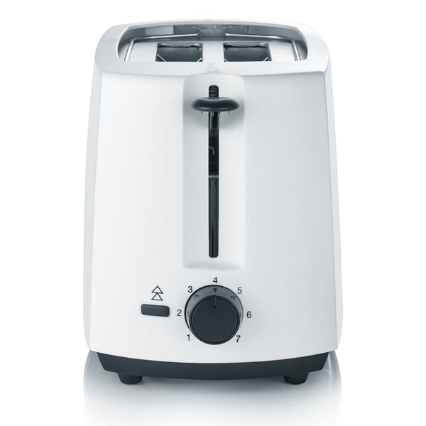 Miniatyrbillede 4 af 4: Severin AT 2286 brødrister 2 skive(r) 700 W Hvid