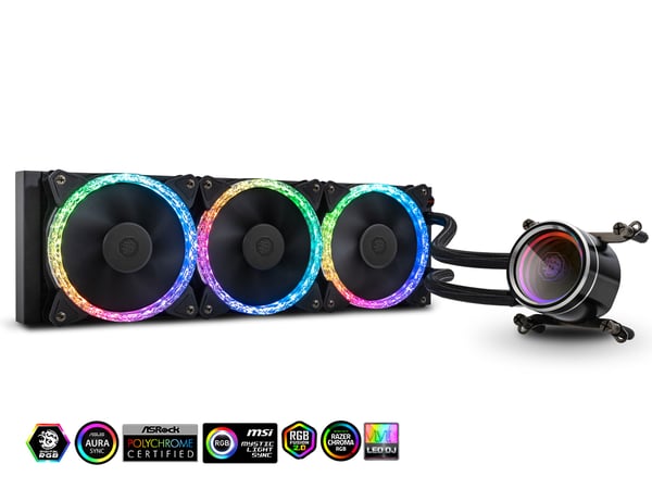 Miniatyrbild 5 av 5: Bitspower BPTA-CYAIO360-NTX kylsystem för dator Processor Vätskekylningskit Svart 1 styck