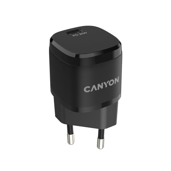 Canyon CNE-CHA20B05 oplader til mobil enhed Universel Sort Vekselstrøm Indendørs