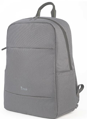 Tucano Backpack + Mouse 39,6 cm (15.6") Reppu Harmaa