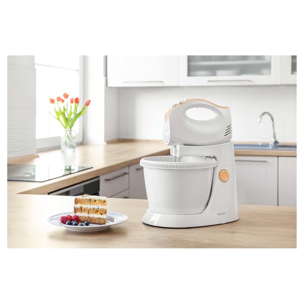 Miniatyrbild 11 av 16: Sencor SHM 5330 EUE3 mixer Handmixer 500 W Vit, Gul