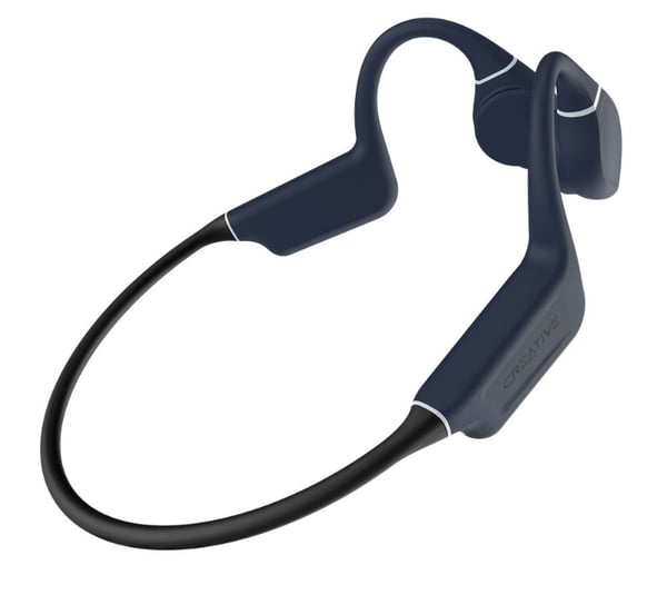 Miniatyrbillede 3 af 4: Creative Labs Outlier FREE Pro Plus Headset Trådløs Halsbånd Musik Bluetooth Sort, Blå