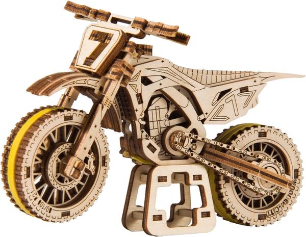 WOODEN.CITY MOTOCROSS 3D puslespil 88 stk
