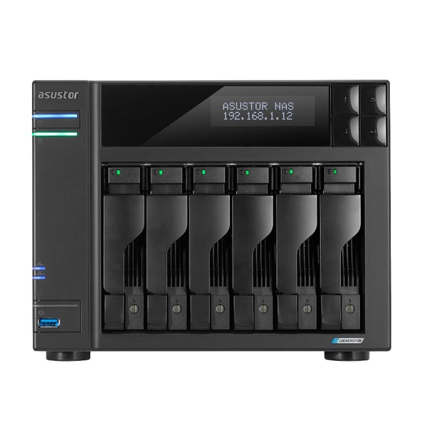 Miniatyrbillede 6 af 6: Asustor Lockerstor NAS AS6706T 6-Bay - Storage Server - NAS