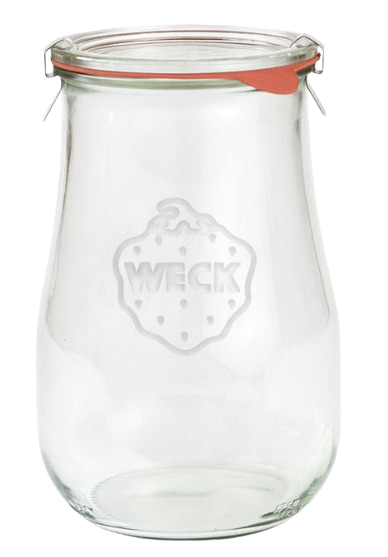 Weck 1120 purkki Pyöreä Lasi Läpinäkyvä