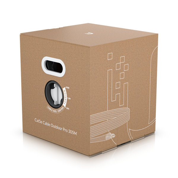 Miniatyrbillede 1 af 3: Ubiquiti Networks UACC-CABLE-C5E-OUTDOOR-PRO-305M-W - 305 m - Cat5e - S/UTP (STP)