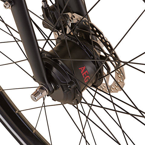 Miniatyrbillede 4 af 5: Prophete URBANICER E-Bike Sort Aluminium 71,1 cm (28")