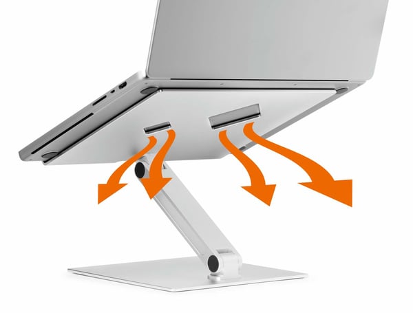 Durable 505023 hållare Passiv hållare Bärbar dator Silver