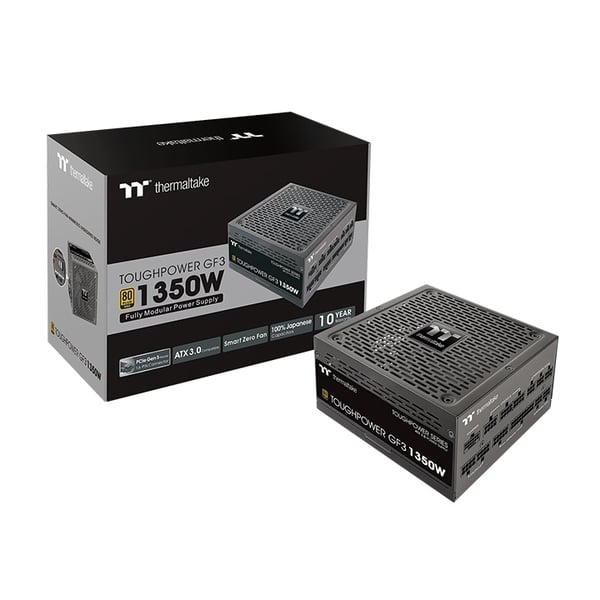 Thermaltake Toughpower GF3 strömförsörjningsenheter 1350 W 24-pin ATX Svart