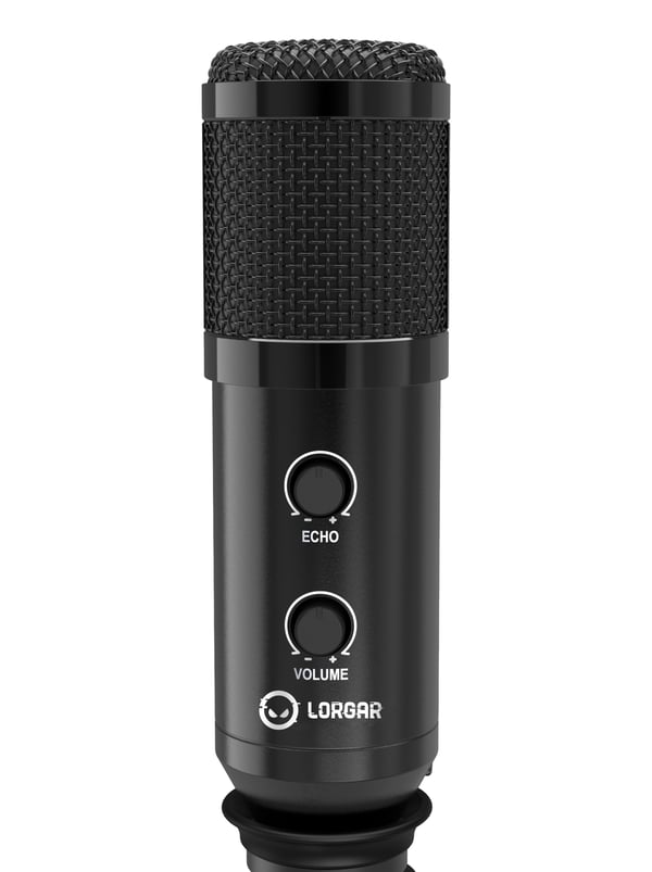 Lorgar LRG-CMT313 mikrofon Sort Mikrofon til spillekonsol