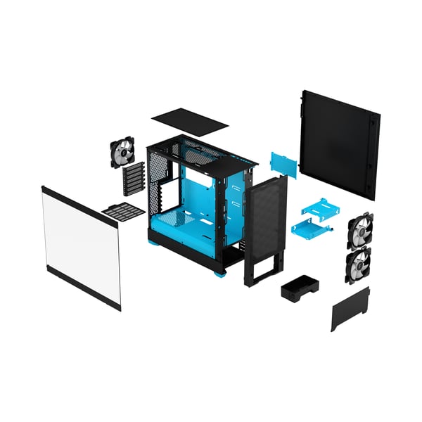 Miniatyrbillede 6 af 12: Fractal Design Pop Air RGB - Tower - ATX (hærdet glas)