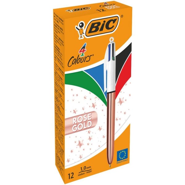 Miniatyrbillede 1 af 2: BIC 504894 kuglepen Sort, Blå, Grøn, Rød Kuglepen med flere funktioner Mellem 12 stk