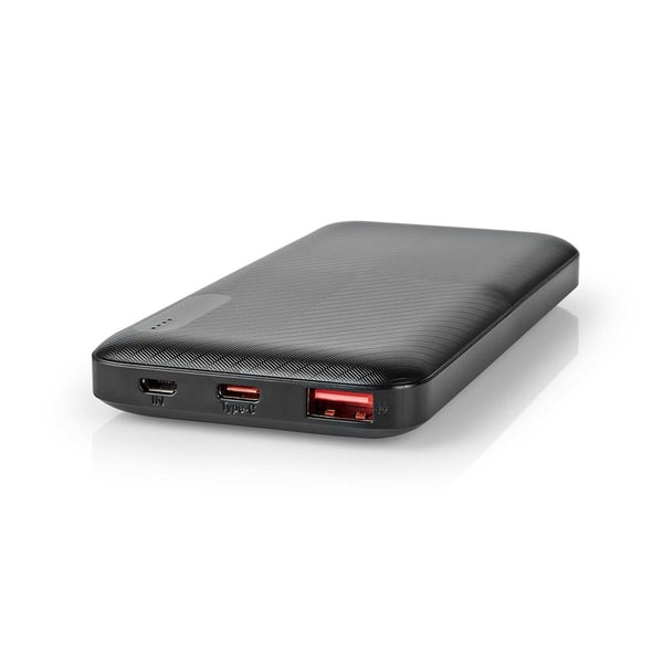 Miniatyrbillede 11 af 12: Nedis UPBKPD10000BK powerbank Lithium polymer (LiPo) 10000 mAh Sort