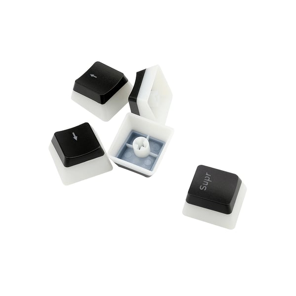 REDRAGON Keycaps Sacarab Black - Negro Näppäimen hattu