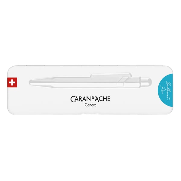 Caran d-Ache 849 COLORMAT-X Blå Clip-on udtrækkelig kuglepen 1 stk