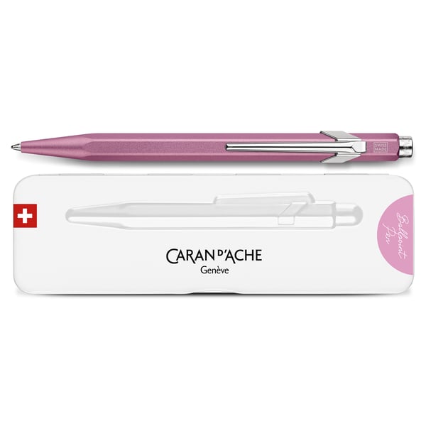 Miniatyrbillede 1 af 5: Caran d-Ache 849 COLORMAT-X Blå Clip-on udtrækkelig kuglepen 1 stk