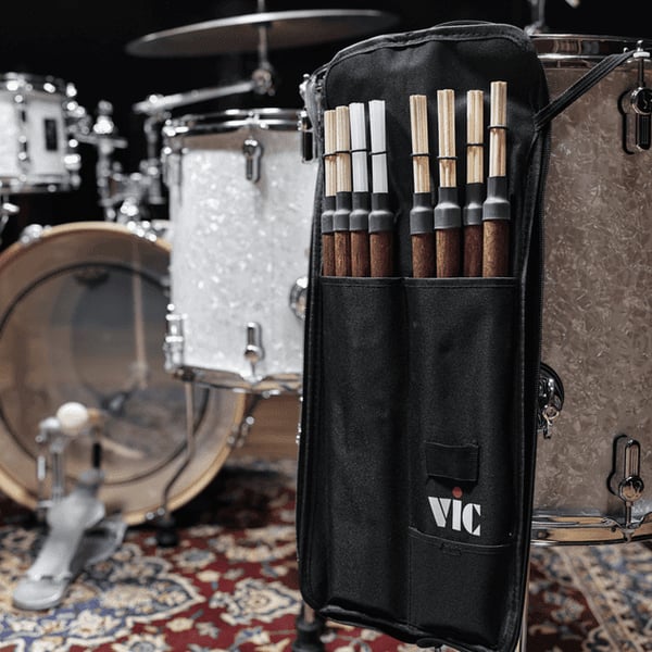 Miniatyrbillede 6 af 7: Vic Firth RUTE-X POLY SYNTHETIC Træ Trommestikker
