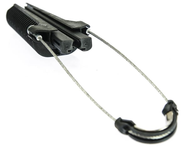 Pikkukuva 2 / 2: Extralink FIBER OPTIC CABLE CLAMP 2.3 vaijerikiinnike Musta 1 kpl