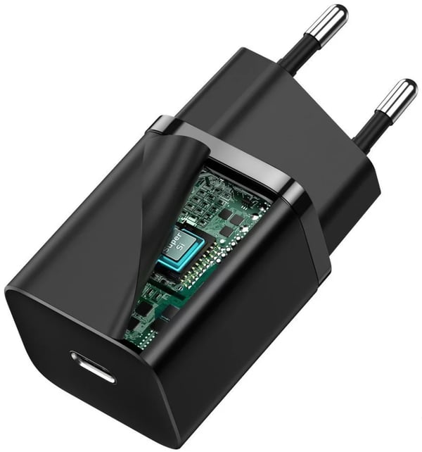 Miniatyrbild 4 av 8: Baseus CCSUPJ01 mobilladdare Universal Svart AC Snabb laddning inomhus