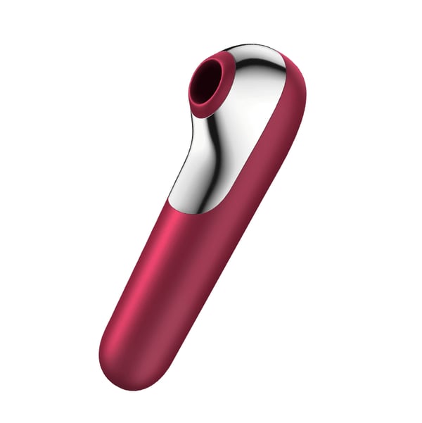 Miniatyrbild 1 av 4: Satisfyer Dual Love Sugvibrator Ambidextrous