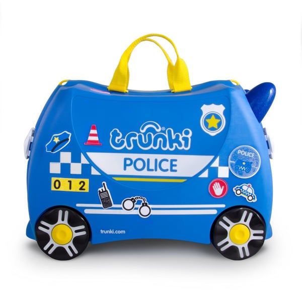 Trunki 1568282932 bagage Resväska Svart, Blå, Vit, Gul 18 l Plast