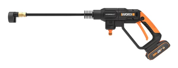 WORX WG621E högtryckstvätt Kompakt Batteri 185 l/h Svart, Orange
