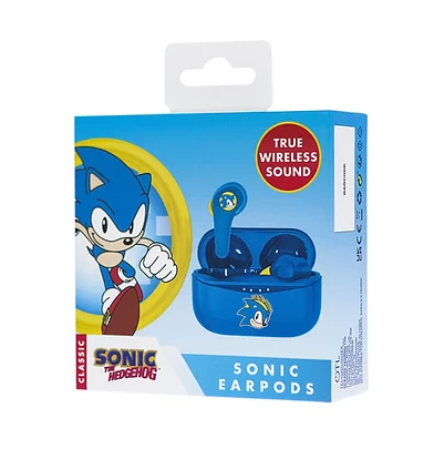 OTL Technologies SEGA Sonic the Hedgehog Hörlurar Trådlös I öra Samtal/musik Bluetooth Blå