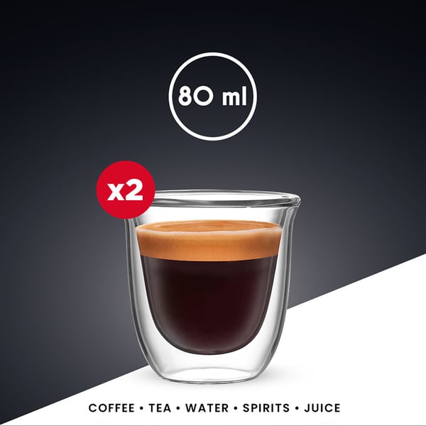 Miniatyrbild 4 av 4: Bialetti Firenze Transparent 2 styck 80 ml