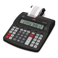 Olivetti Summa 303 miniräknare Skrivbord Utskrift Svart Olivetti Summa 303 miniräknare Skrivbord Utskrift Svart