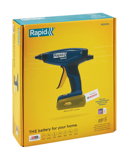 Miniatyrbillede 7 af 9: Rapid BGX500 batteridrevet limpistol 18 V P4A