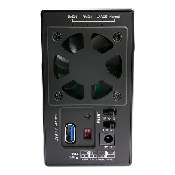 LC-Power LC-35U3-RAID-2 - HDD-kabinet - 3.5\" - SATA - Serial ATA II - Serial ATA III - 5 Gbit/s - US