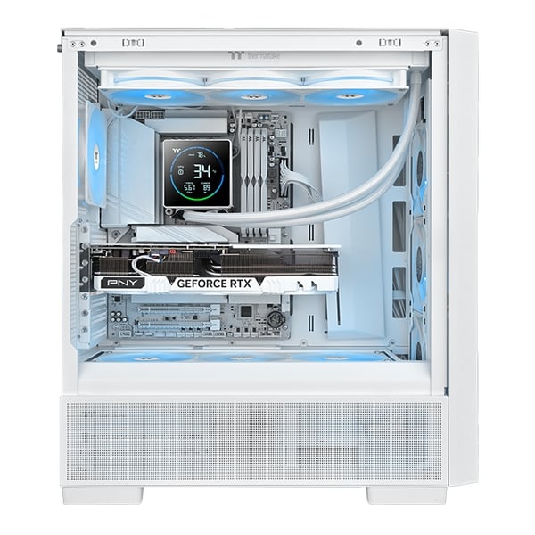 Miniatyrbillede 4 af 6: Thermaltake TH360-S V3 ARGB Processor Alt-i-en væskekøler 12 cm Sort, Hvid 1 stk
