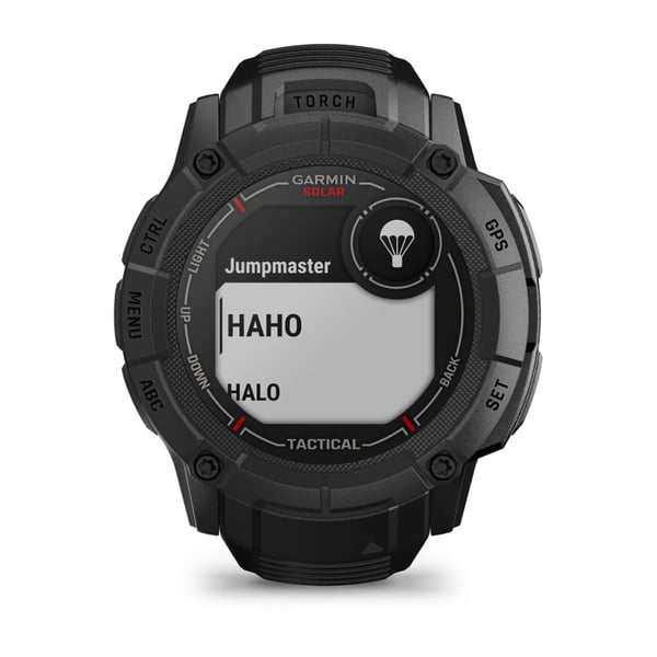 Garmin Instinct 2X Solar Tactical Edition 2,79 cm (1.1") MIP 50 mm Digitaalinen 176 x 176 pikseliä Kosketusnäyttö Musta GPS (satelliitti)