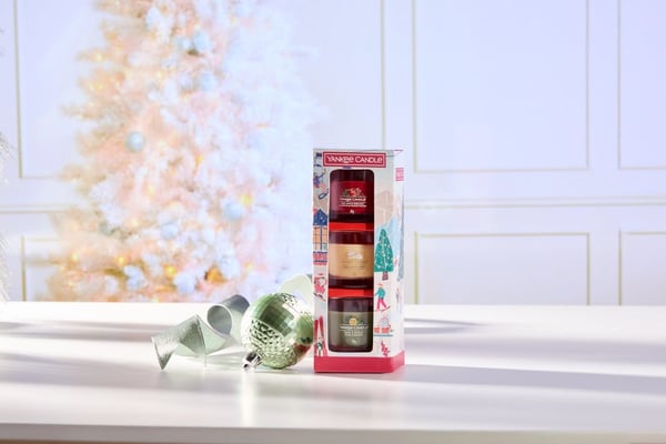 Pikkukuva 3 / 3: Yankee Candle 2652675E vahakynttilä Pyöreä Monivärinen 3 kpl