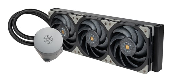 Miniatyrbild 1 av 10: Silverstone Hailstone 360 Processor Vätskekylningskit 12 cm Svart 1 styck