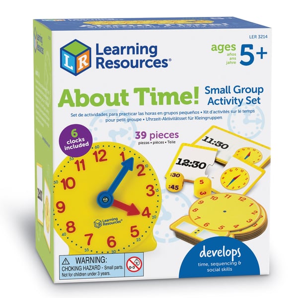 Miniatyrbillede 7 af 7: Learning Resources About Time! Small Group Activity Set