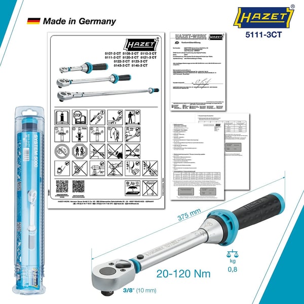 Pikkukuva 2 / 10: HAZET 5111-3CT momenttiavain