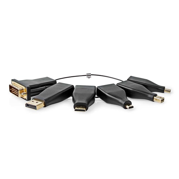 Nedis CCGB34999BK kaapelin sukupuolenvaihtaja DVI HDMI Musta Nedis CCGB34999BK kaapelin sukupuolenvaihtaja DVI HDMI Musta