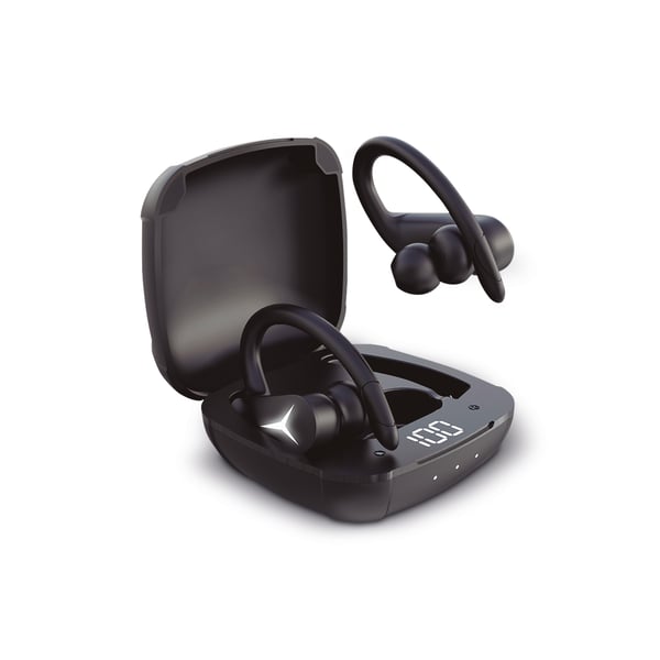 Ksix BXPACKA kuulokkeet ja kuulokemikrofoni Langaton Ear-hook, In-ear Puhelut/Musiikki Bluetooth Musta