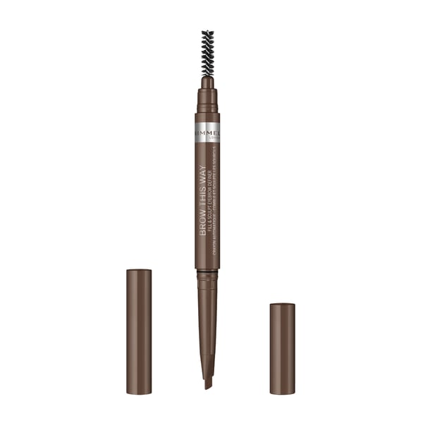Pikkukuva 1 / 2: Rimmel Brow This Way 2-in-1 Filler & Fixer 0,4 g Ruskea