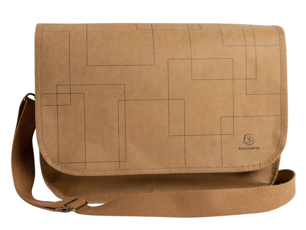 Exacompta Eterneco Veganskt läder Brun Unisex axelremsväska Exacompta Eterneco Veganskt läder Brun Unisex axelremsväska