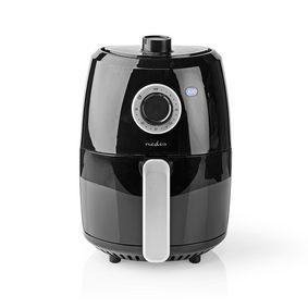 Nedis KAAF120FBK frituregryde Enkelt 2,4 L Enkeltstående 1000 W Varmluftsteger Aluminium, Sort Nedis KAAF120FBK frituregryde Enkelt 2,4 L Enkeltstående 1000 W Varmluftsteger Aluminium, Sort
