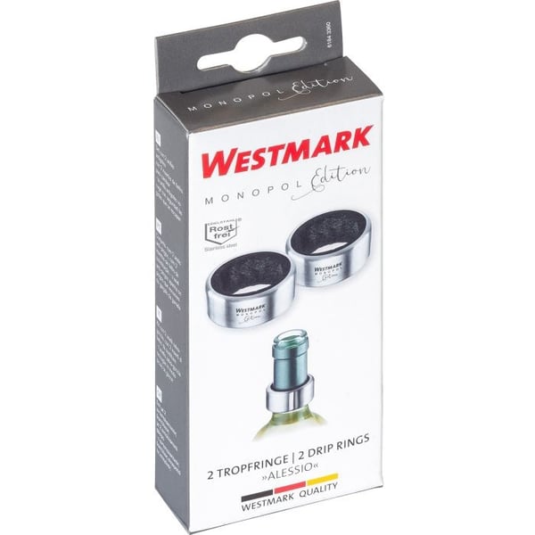 Westmark Alessio drypkrave Sort, Rustfrit stål Silikone, Rustfrit stål
