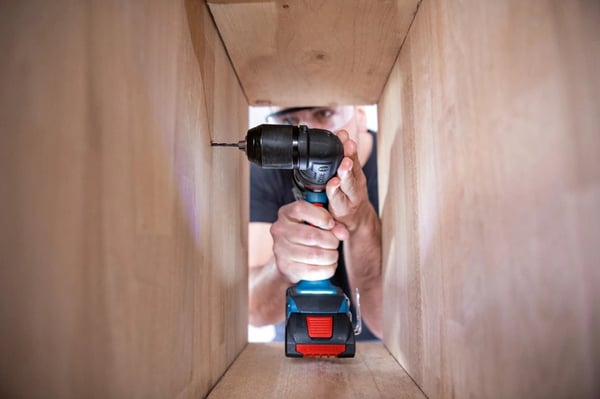 Miniatyrbillede 5 af 15: Bosch GSR 18V-90 FC PROFESSIONAL 2100 rpm SDS-plus 920 g Sort, Blå, Sølv
