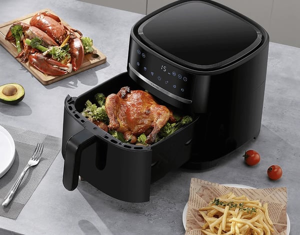 Xiaomi Air Fryer 6L MAF08 Enkelt 1500 W Varmluftsteger Sort