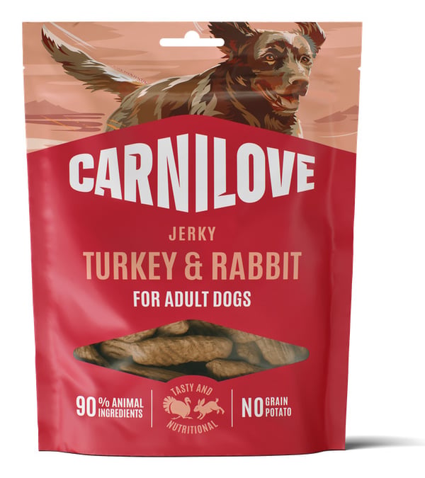 Miniatyrbillede 1 af 8: CARNILOVE 101112424 godbid til hund og kat Snacks Tyrkiet, Kanin 100 g